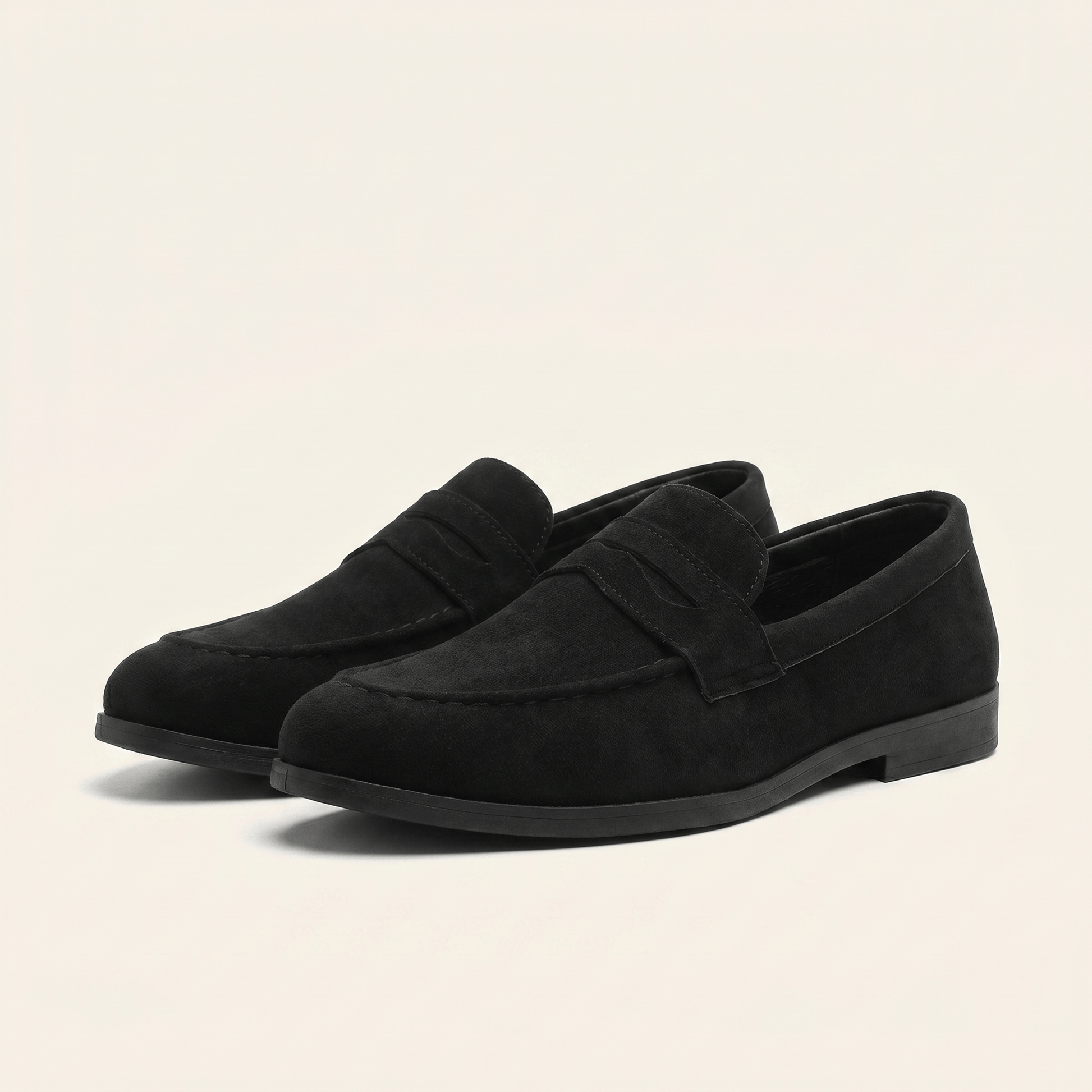 Mocassin Homme Penny Épuré Souple en Daim