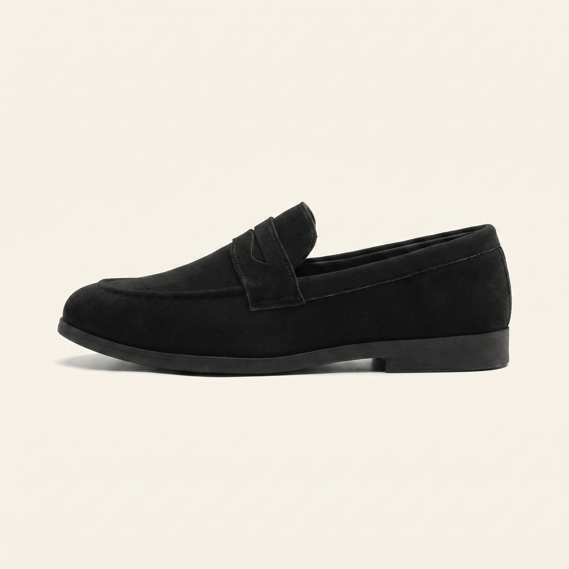 Mocassin Homme Penny Épuré Souple en Daim