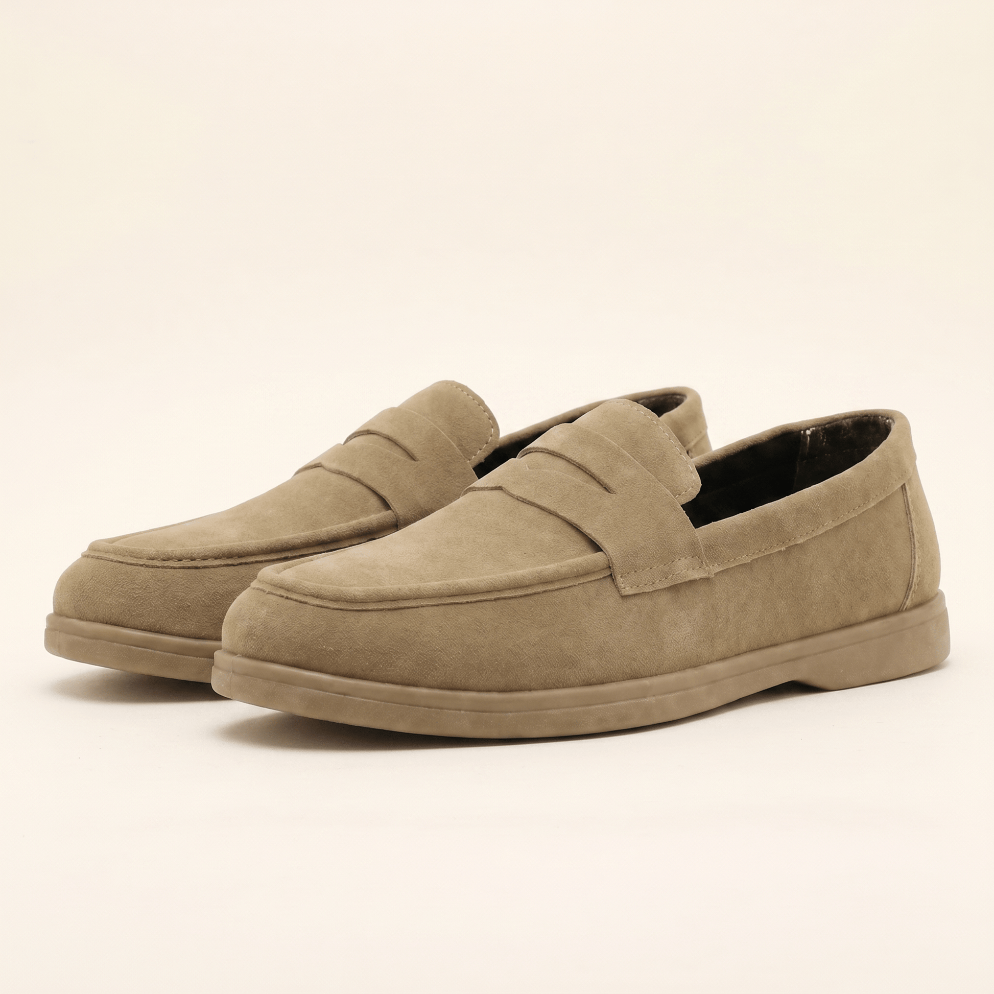 Mocassin Homme Penny Loafer Classique Souple en Velours