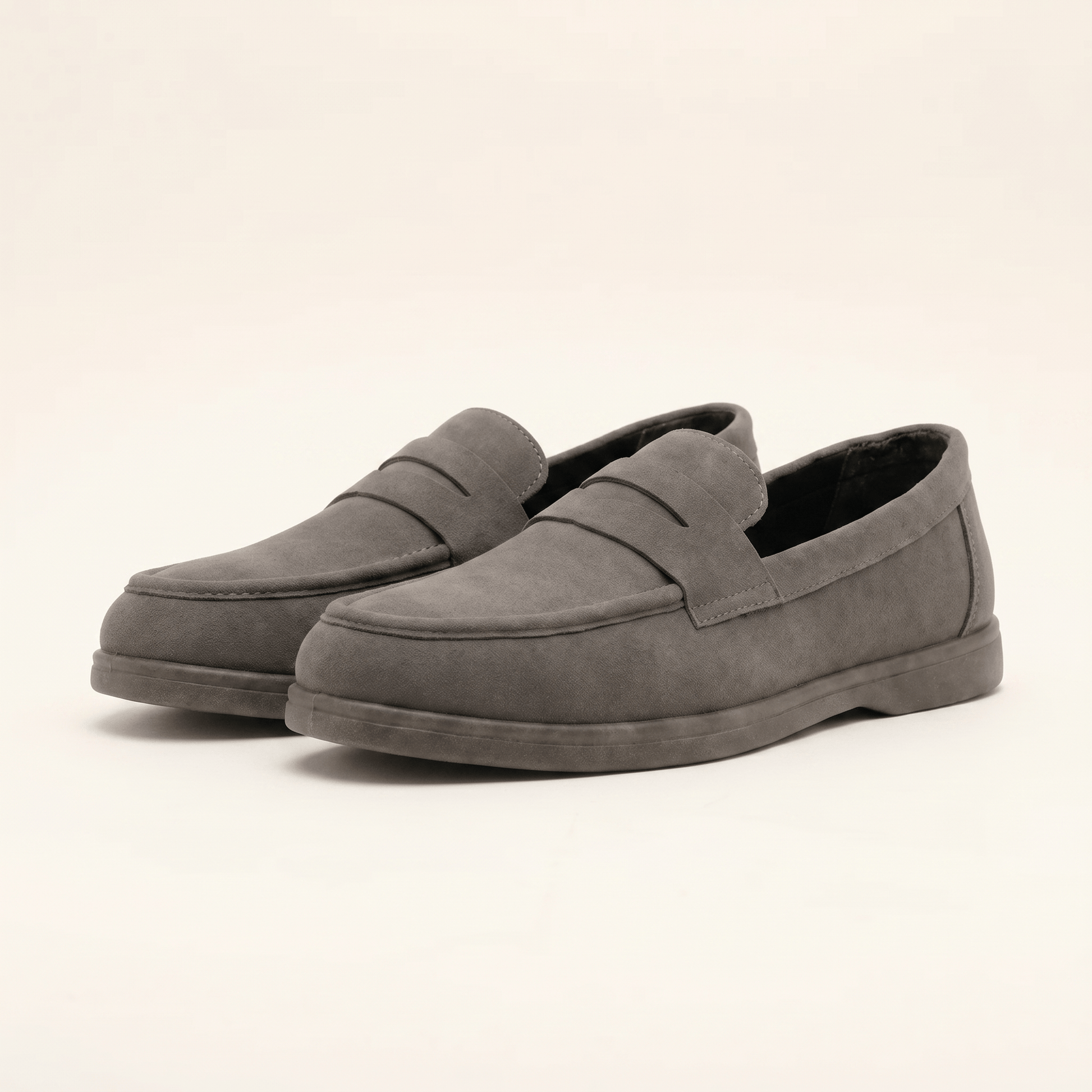 Mocassin Homme Penny Loafer Classique Souple en Velours