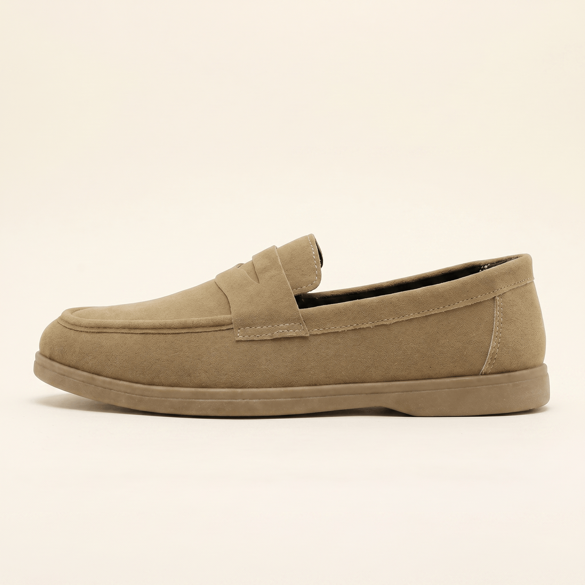 Mocassin Homme Penny Loafer Classique Souple en Velours