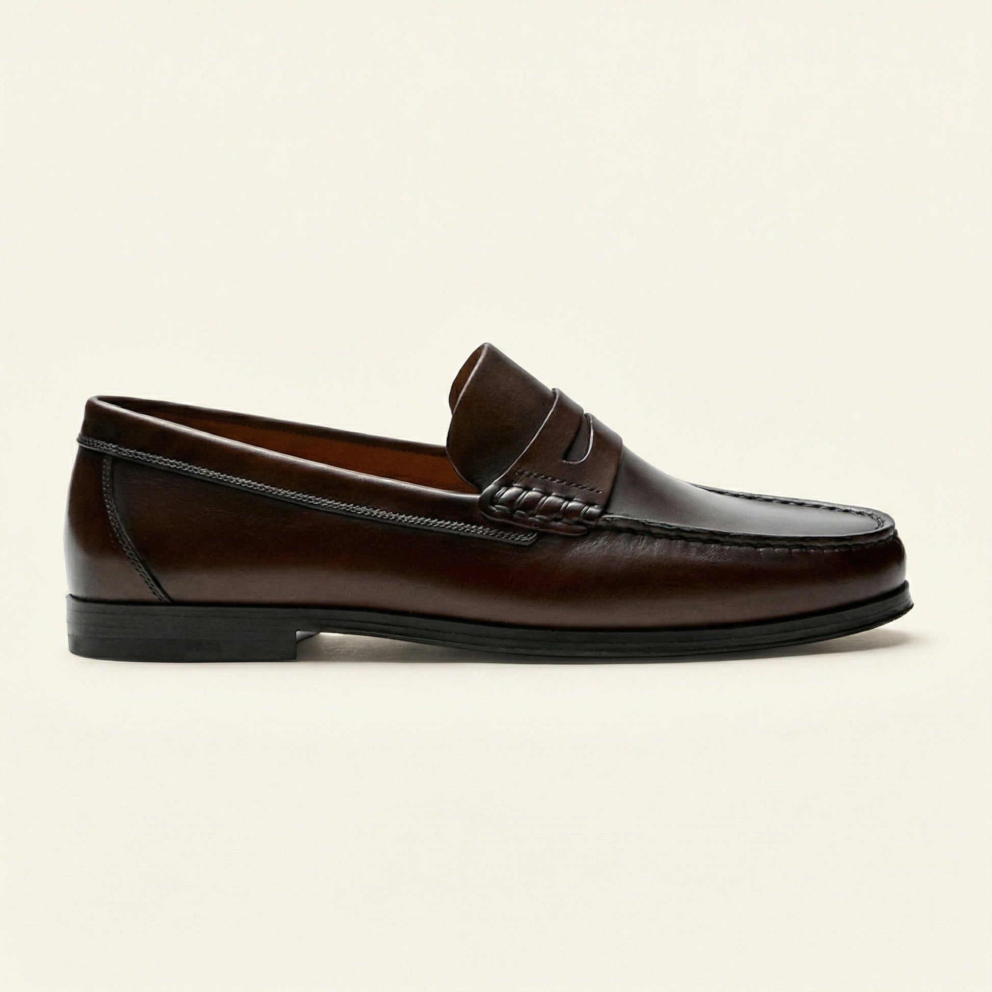 Mocassin Homme Penny Loafer en Cuir