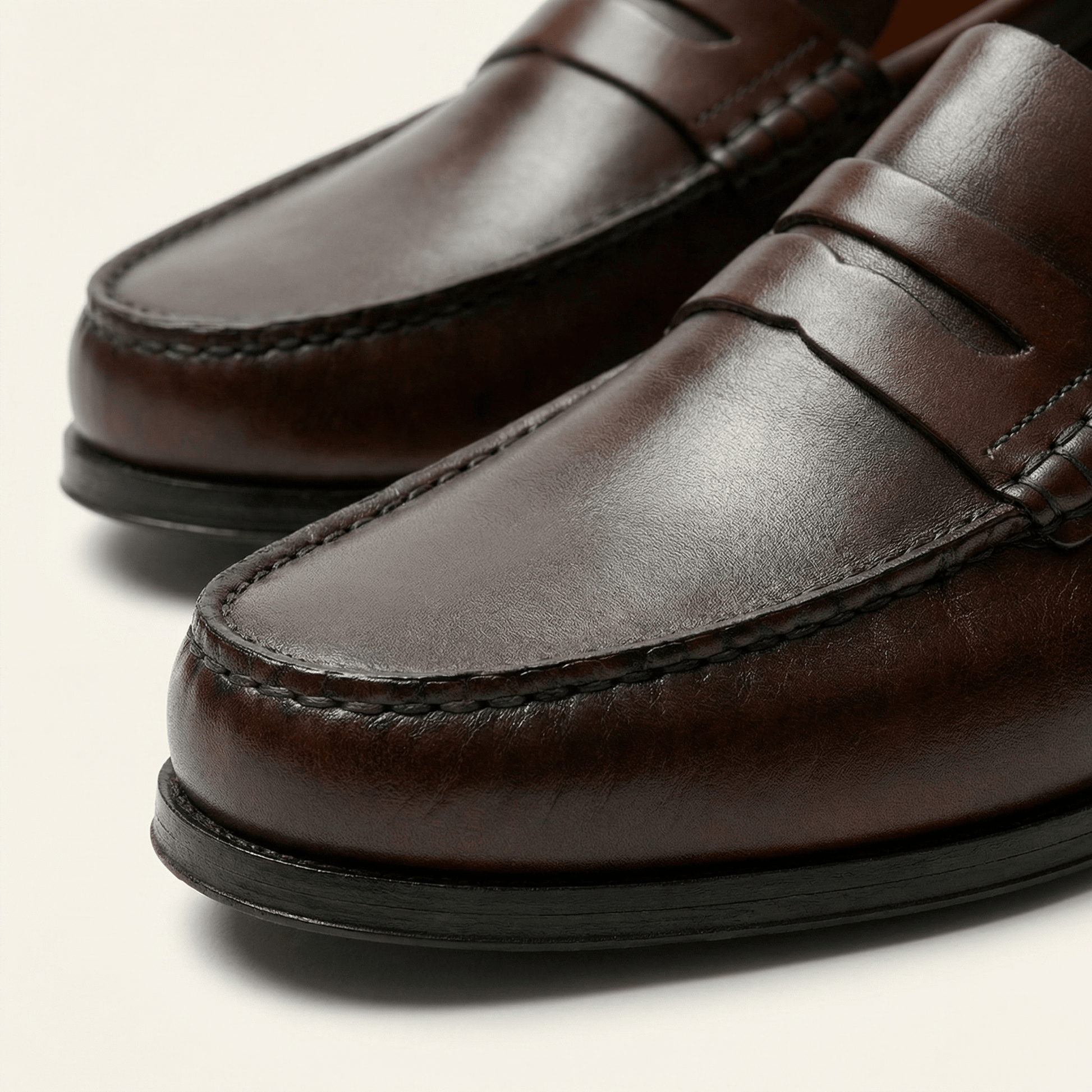 Mocassin Homme Penny Loafer en Cuir