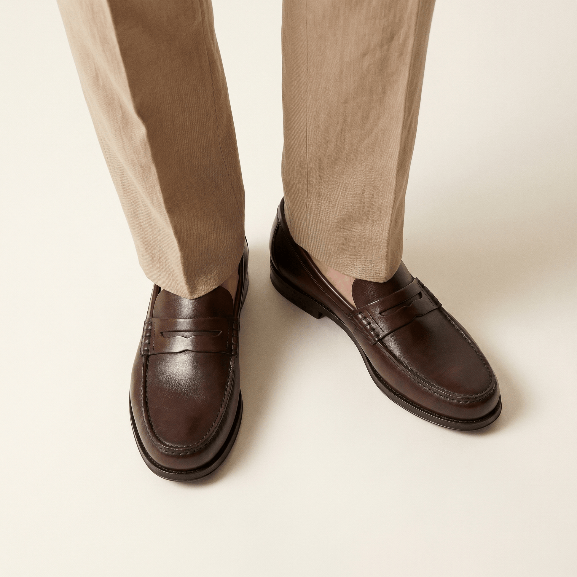 Mocassin Homme Penny Loafer en Cuir