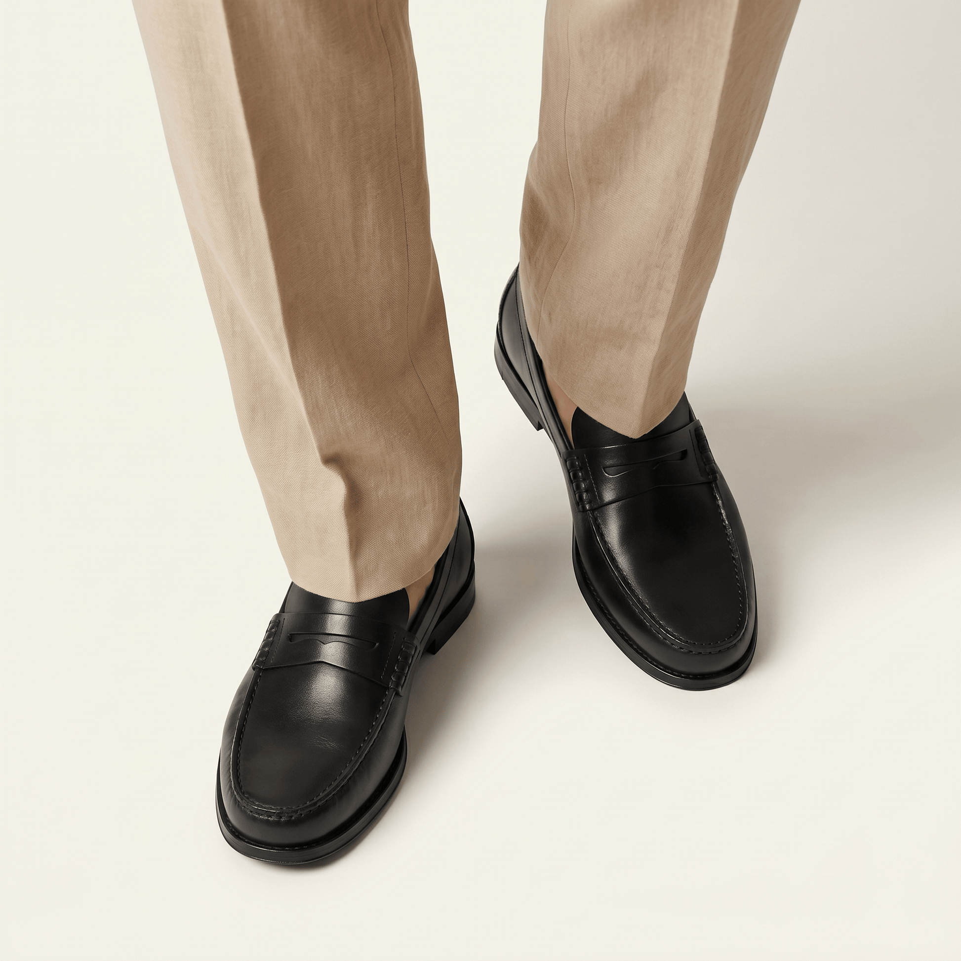 Mocassin Homme Penny Loafer en Cuir