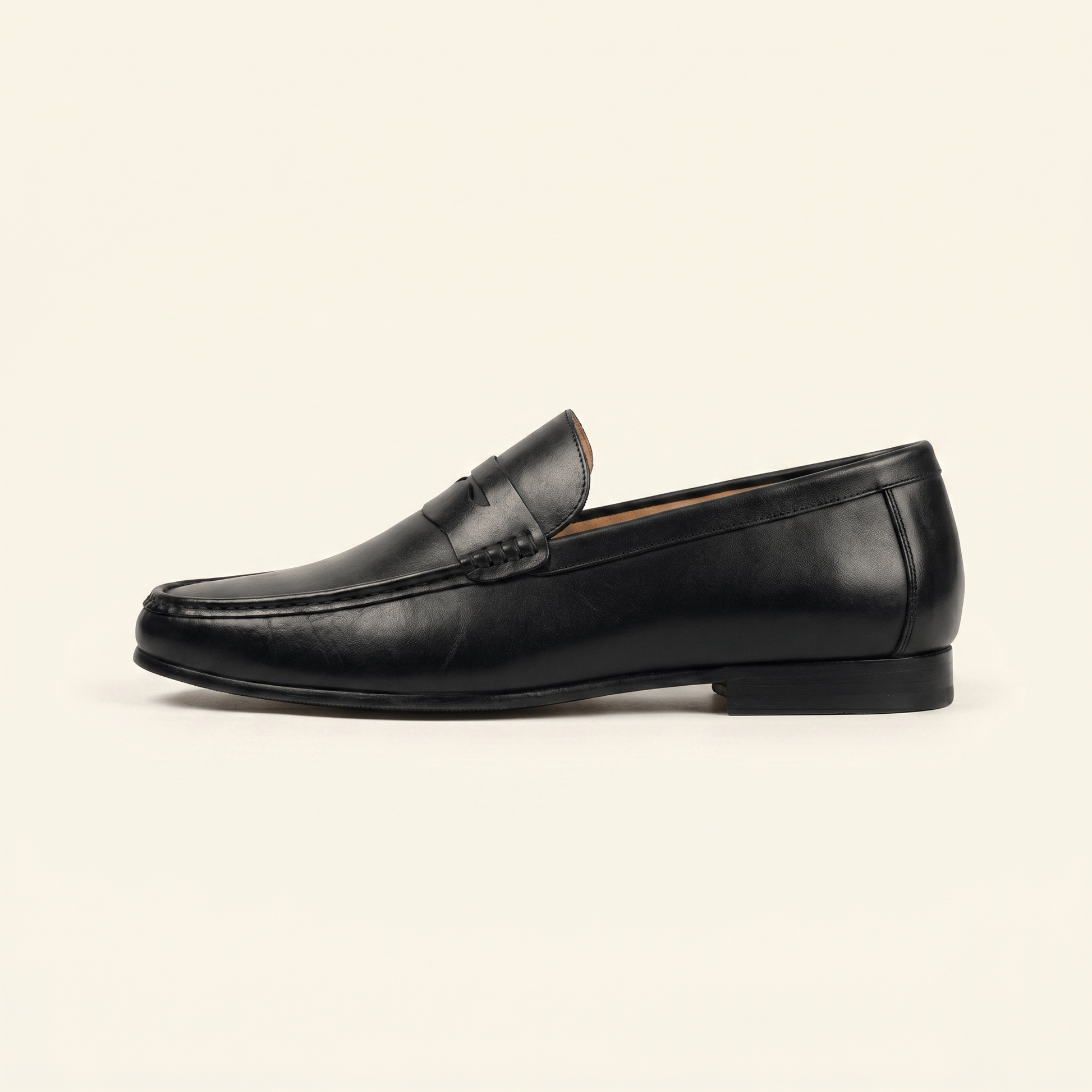 Mocassin Femme en Suédine à Couture Contrastée