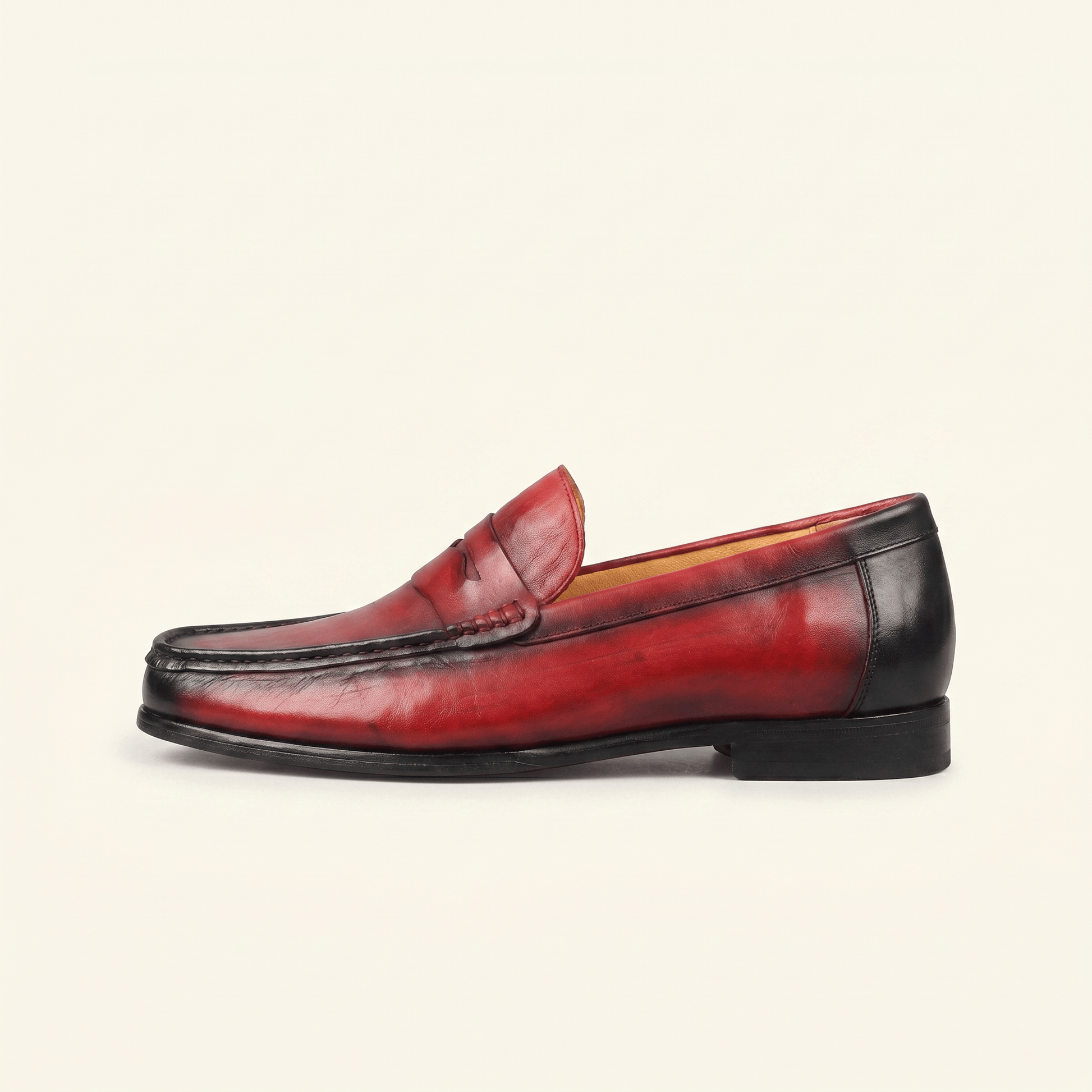 Mocassin Femme en Suédine à Couture Contrastée
