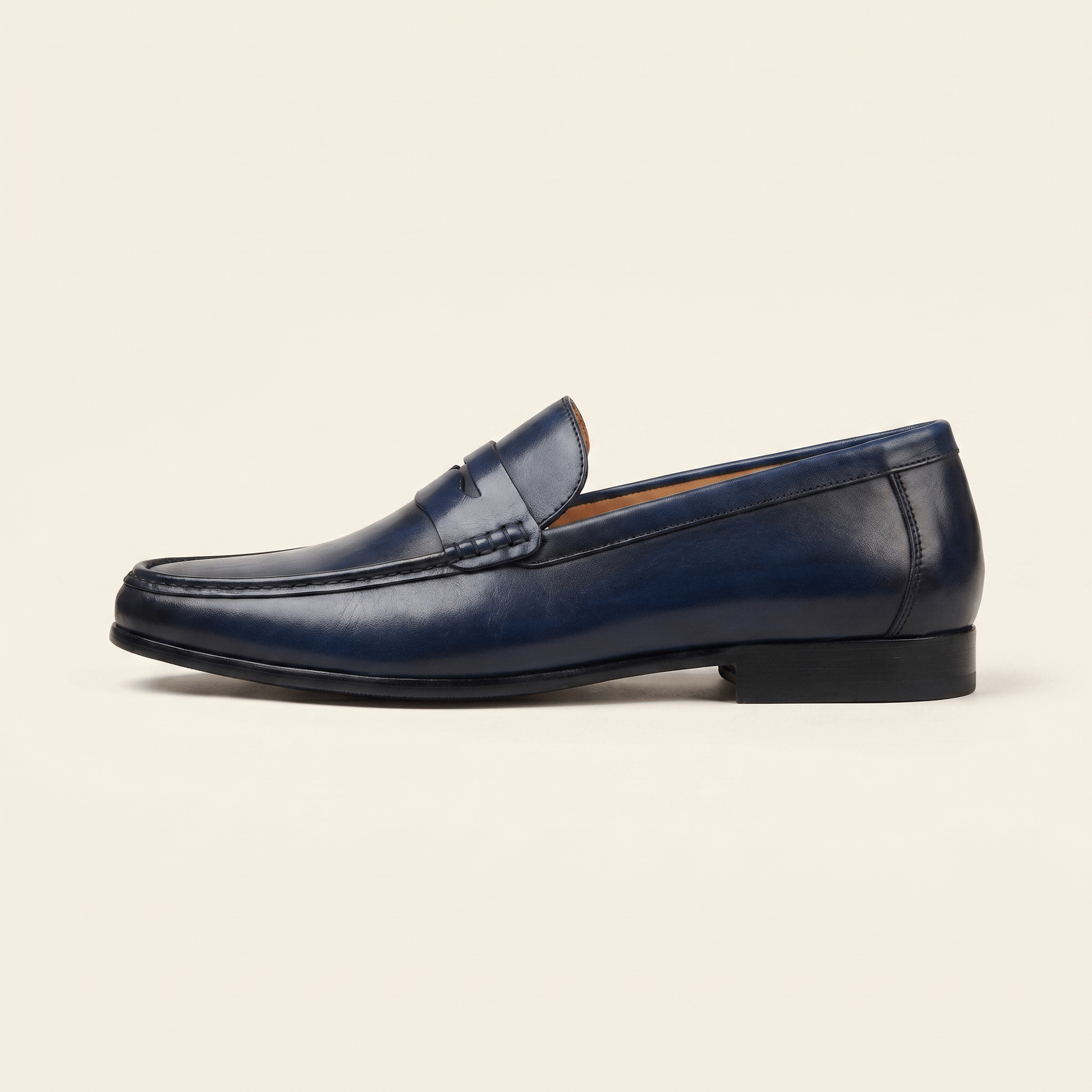 Mocassin Femme en Suédine à Couture Contrastée