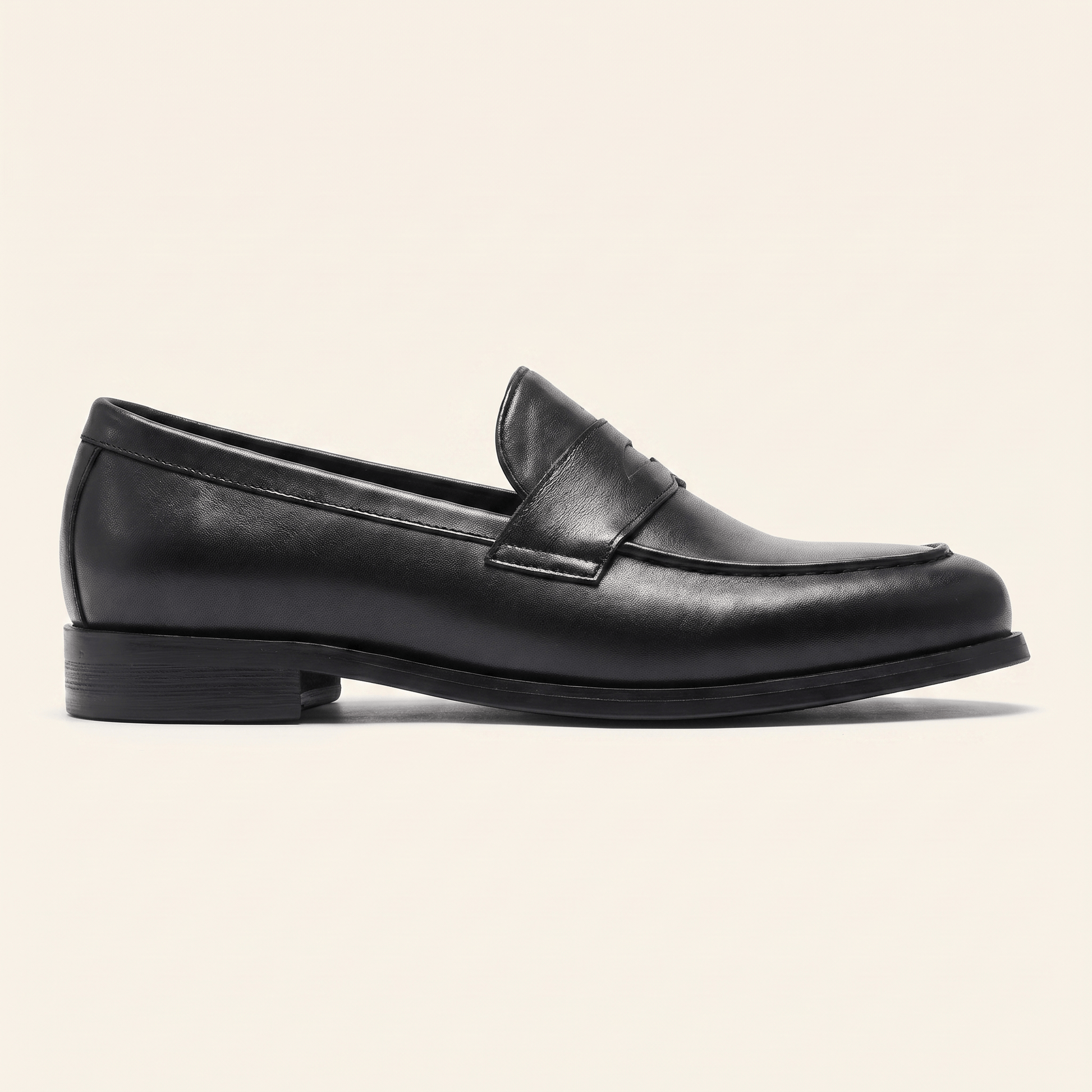 Mocassin Homme Penny Loafer Intemporel en Cuir Lisse