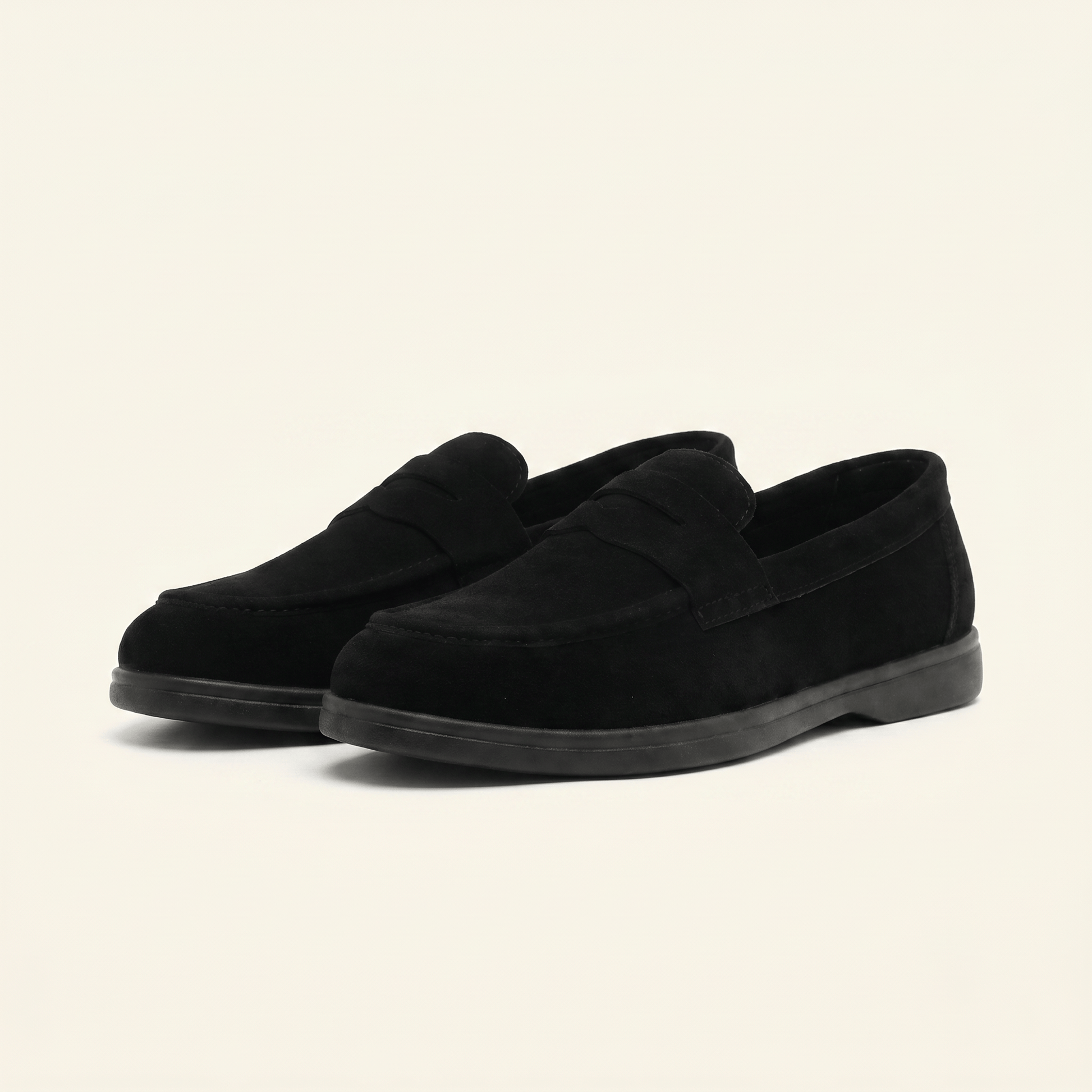 Mocassin Homme Penny Loafer Souple en Suédé
