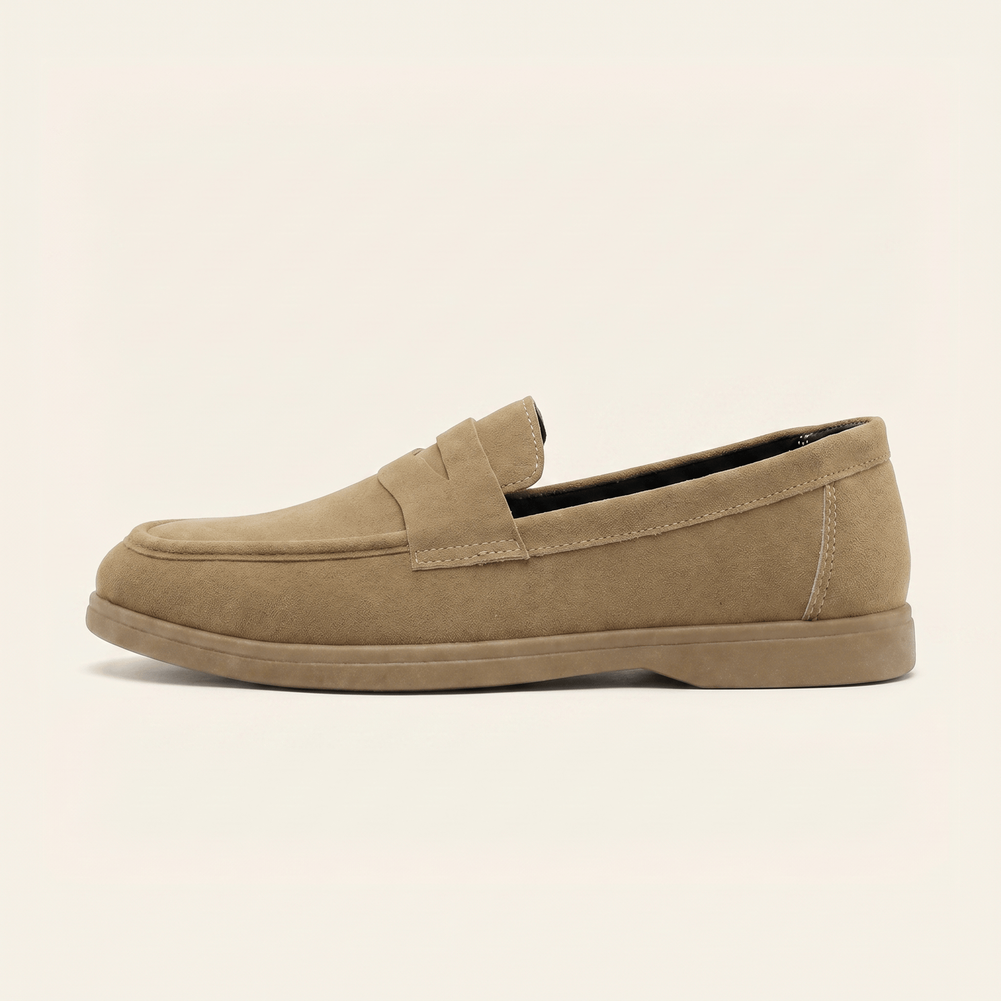 Mocassin Homme Penny Loafer Souple en Suédé