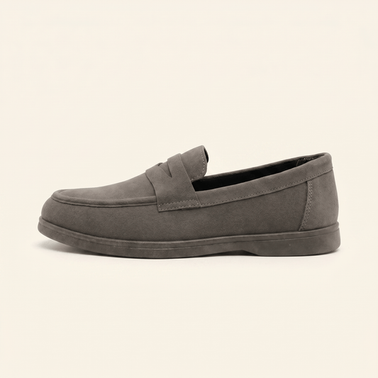 Mocassin Homme Penny Loafer Souple en Suédé