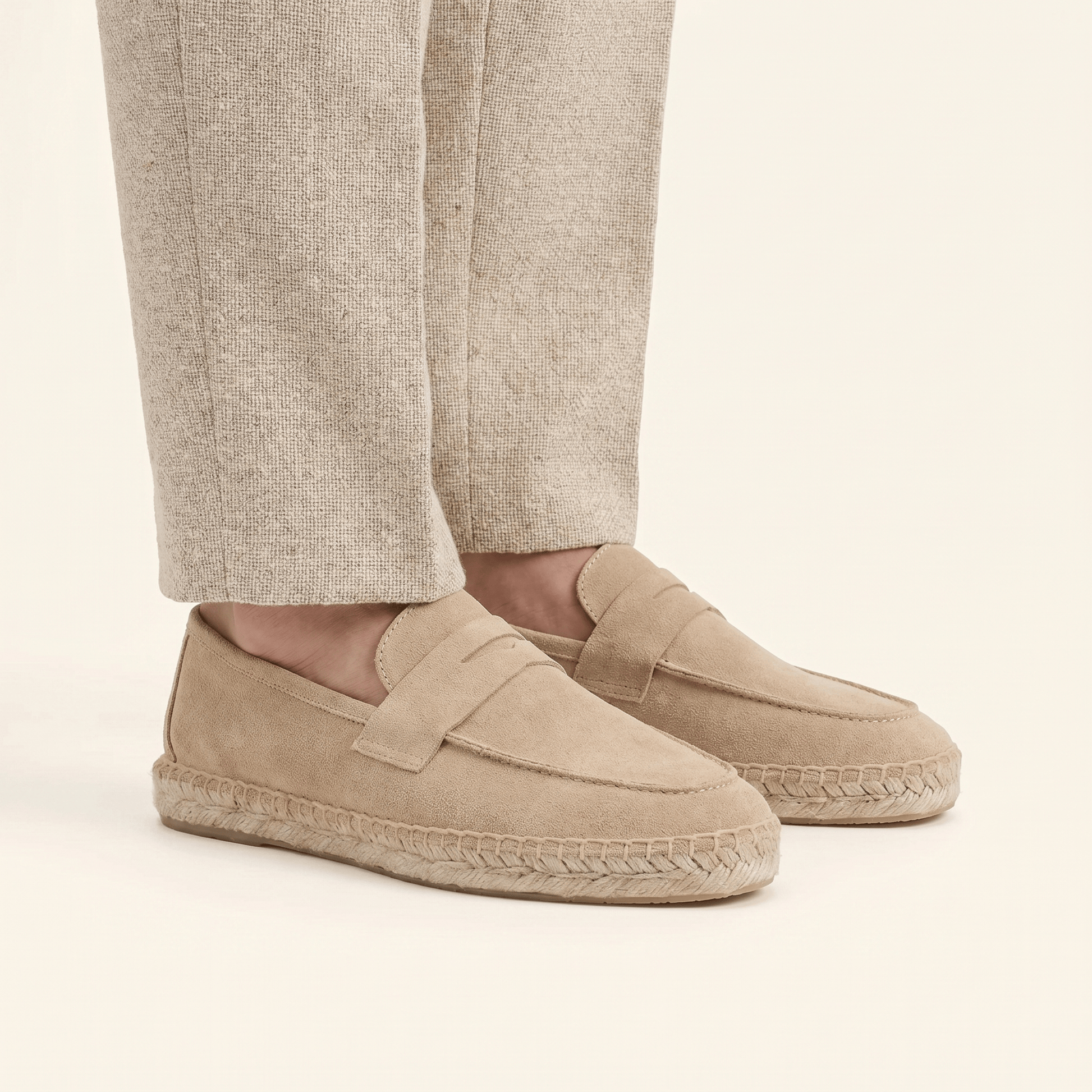 Mocassin Homme Penny Loafer en Cuir Patiné Coloré