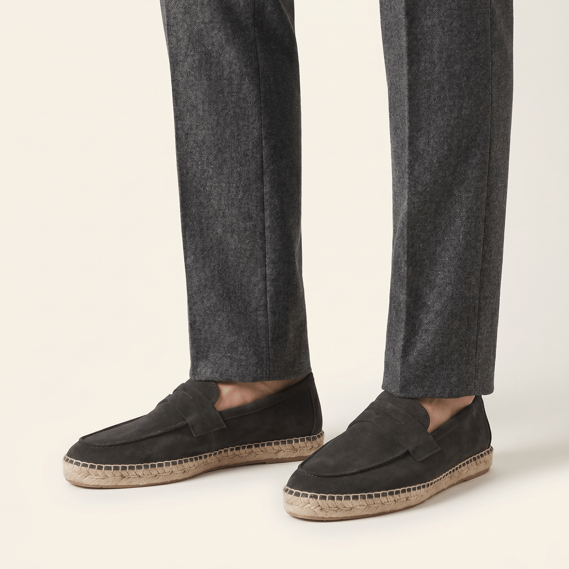 Mocassin Homme Penny Loafer en Cuir Patiné Coloré