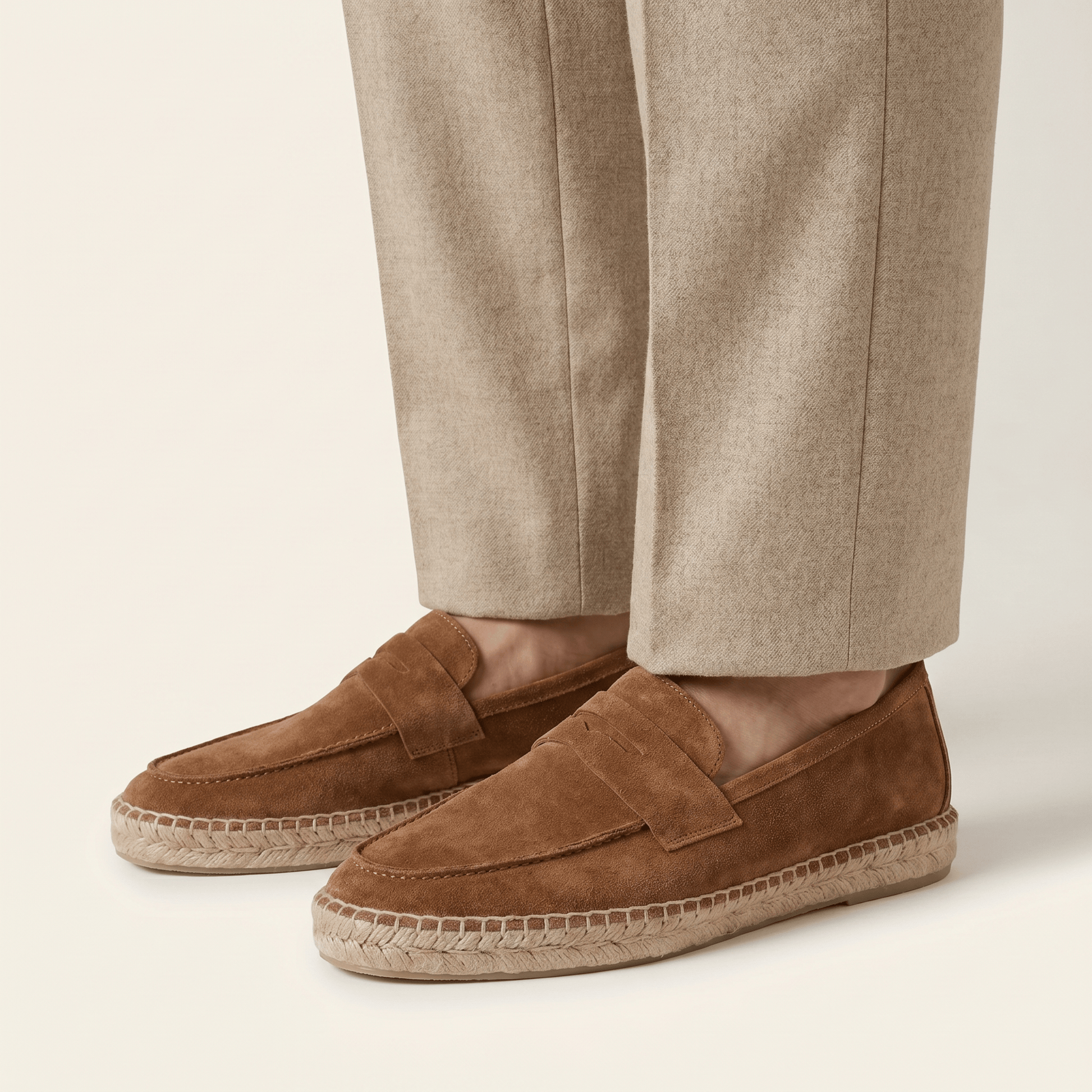Mocassin Homme Penny Loafer en Cuir Patiné Coloré