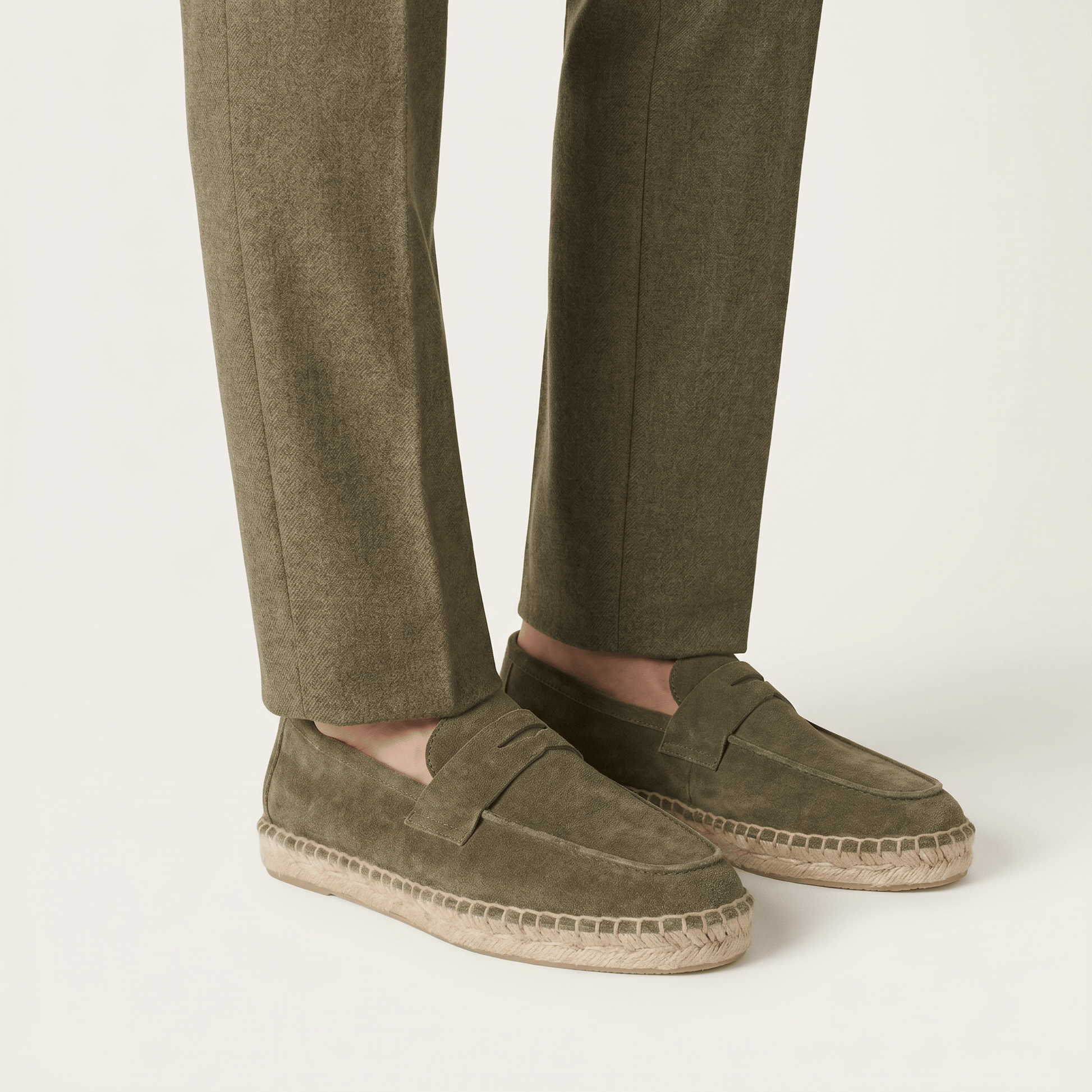 Mocassin Homme Penny Loafer en Cuir Patiné Coloré