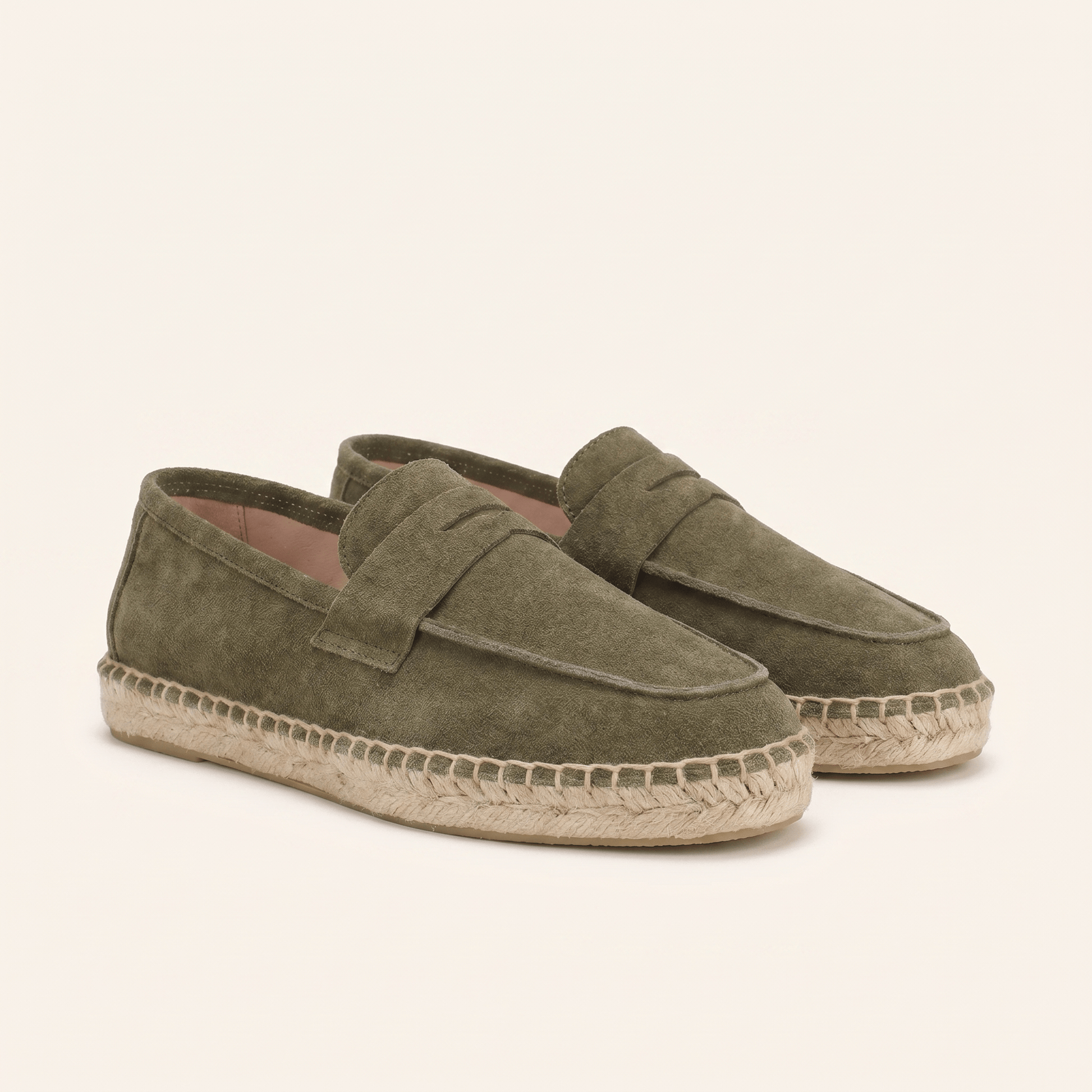 Mocassin Homme Penny Loafer en Cuir Patiné Coloré