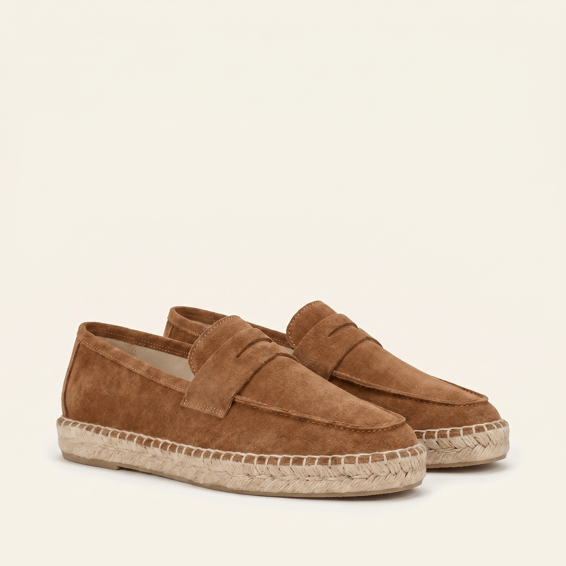 Mocassin Homme Penny Loafer en Cuir Patiné Coloré