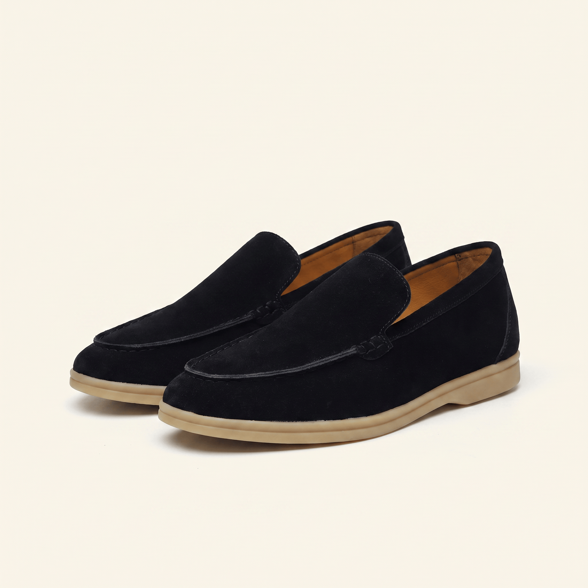 Mocassin Homme Slipper Minimaliste en Daim