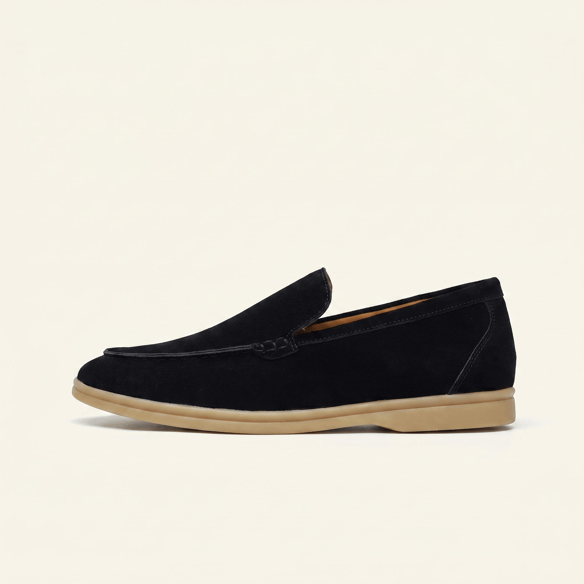 Mocassin Homme Slipper Minimaliste en Daim