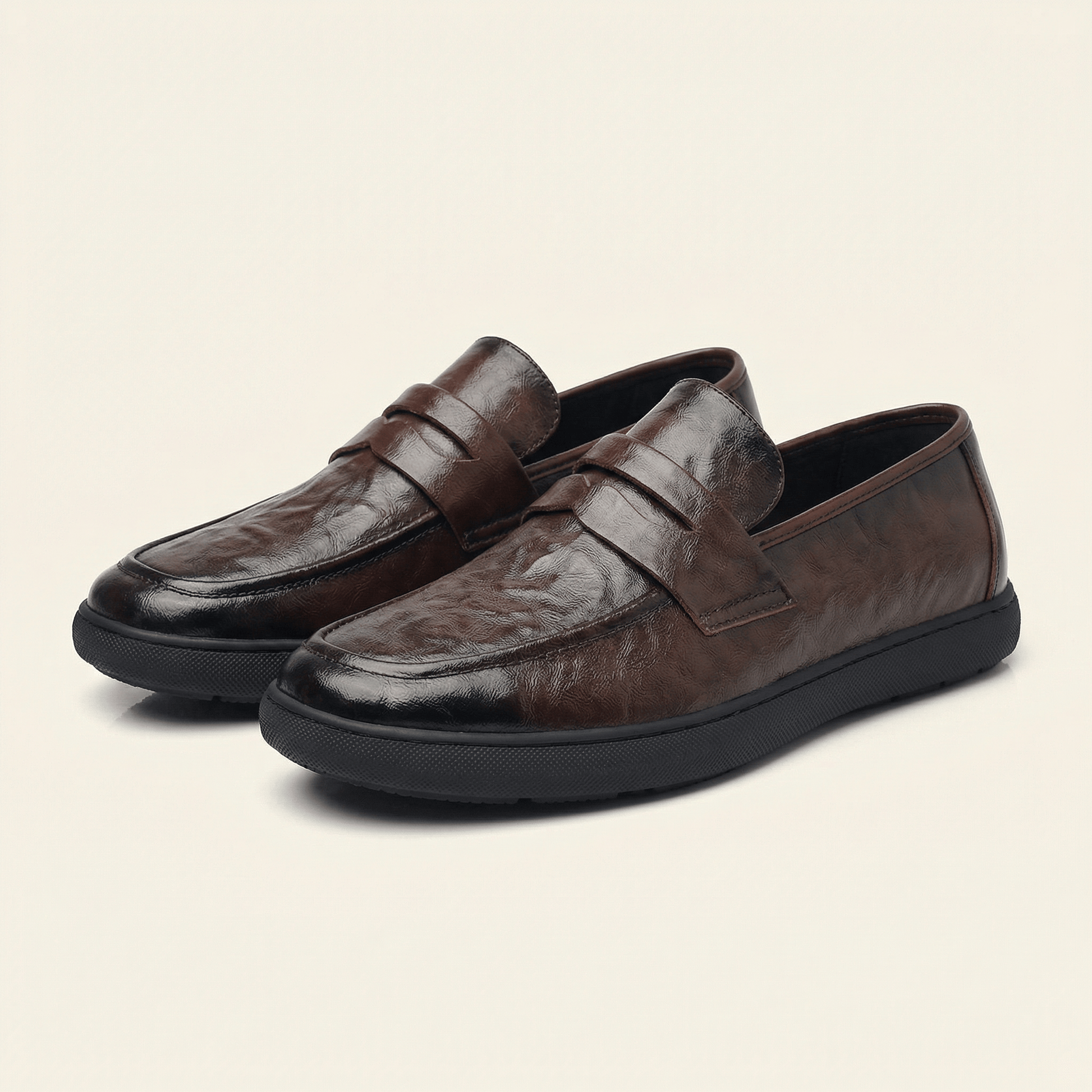 Mocassin Homme Penny Loafer Classique en Daim