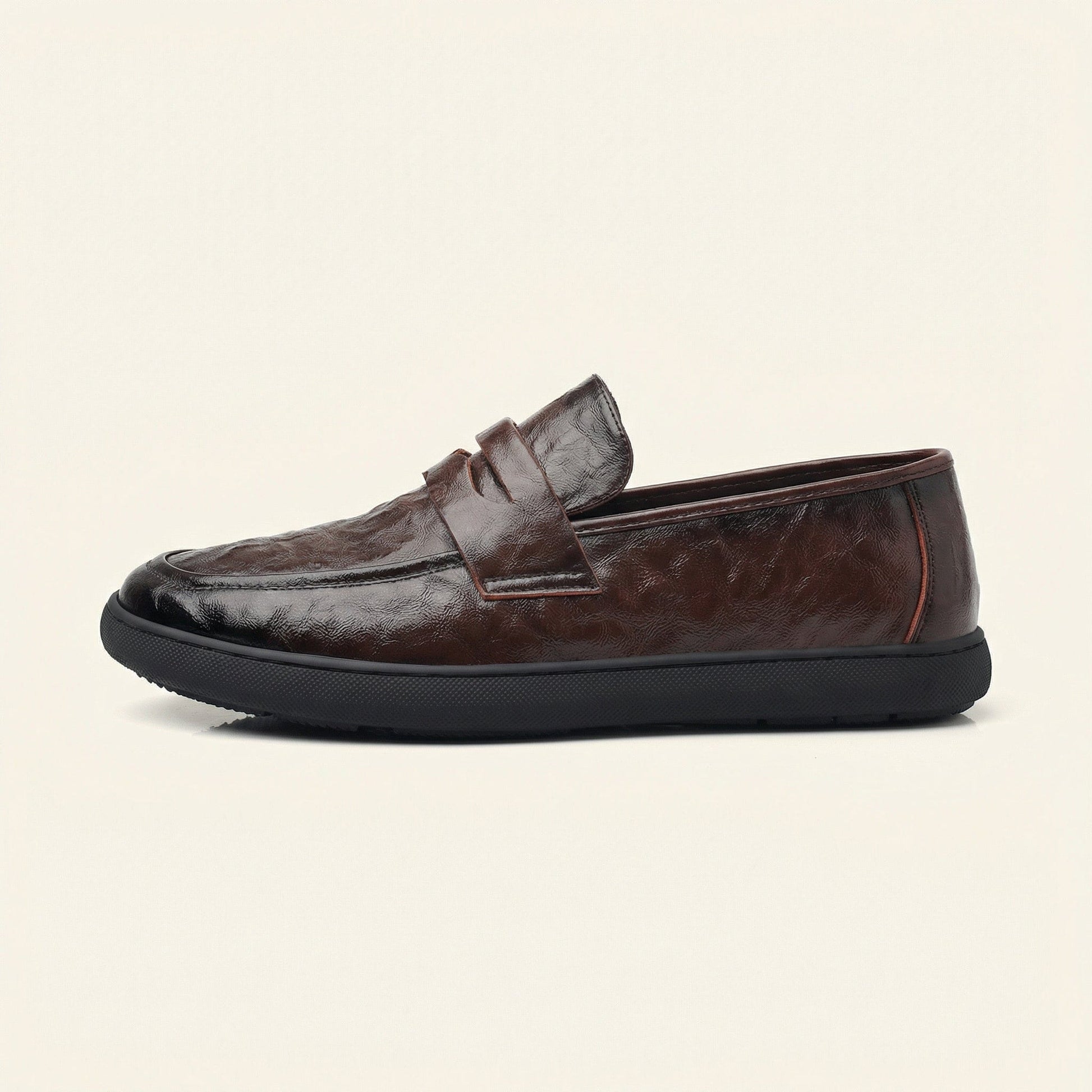 Mocassin Homme Penny Loafer Classique en Daim