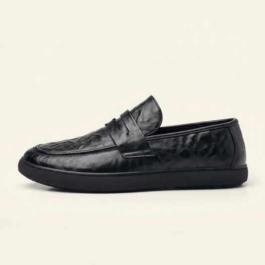 Mocassin Homme Penny Loafer Classique en Daim