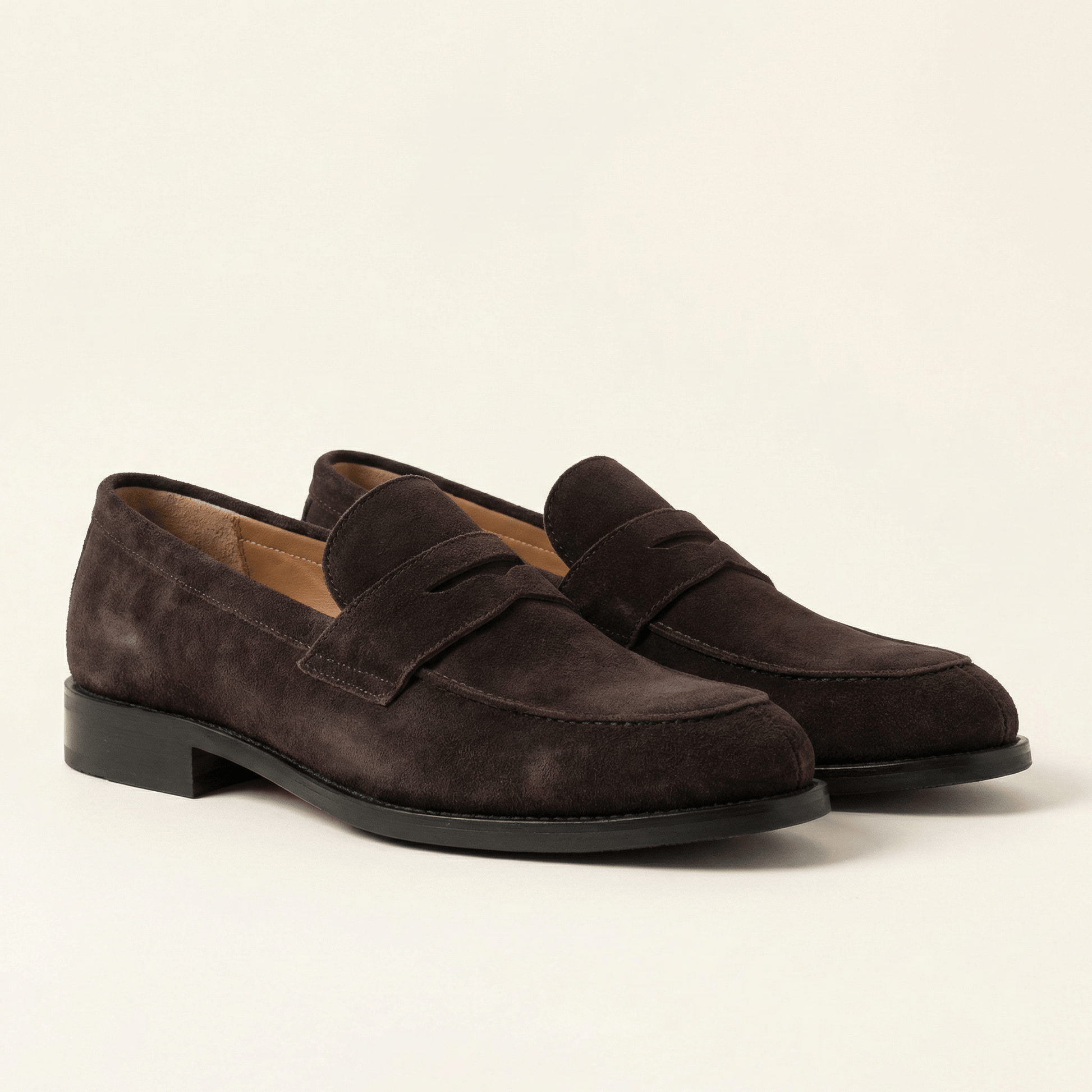Mocassin Penny Loafer en Cuir Suédé