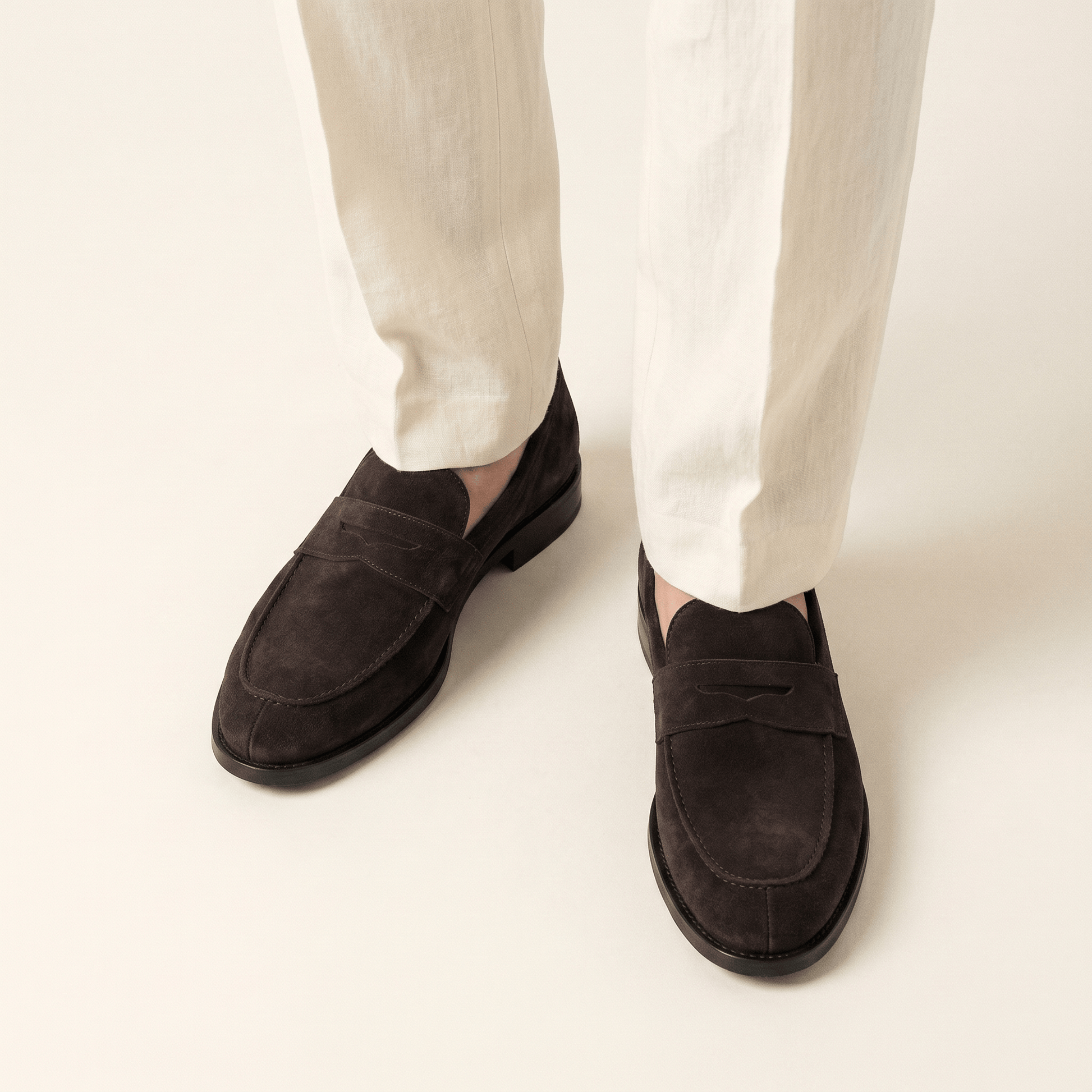 Mocassin Penny Loafer en Cuir Suédé