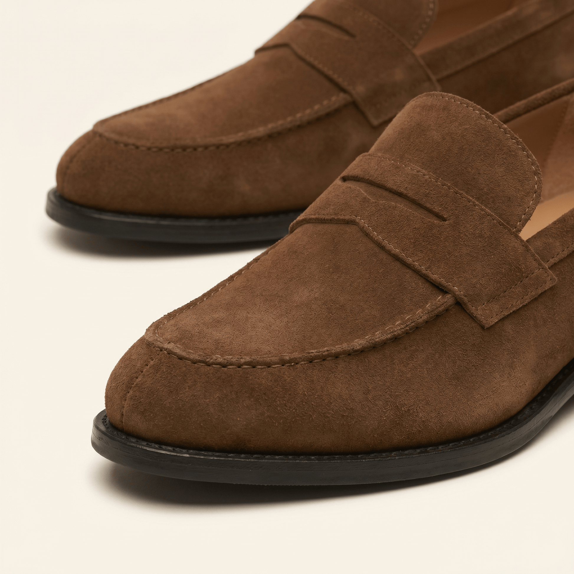 Mocassin Penny Loafer en Cuir Suédé